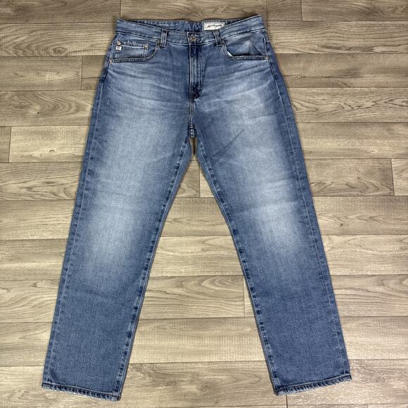AG Adriano Goldschmied Slouchy Slim Ex-Boyfriend Jeans Medium Wash sz 29 - Picture 2 of 8